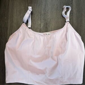 DAVIN & ADLEY Blush Longline Pumping Bralette Tank